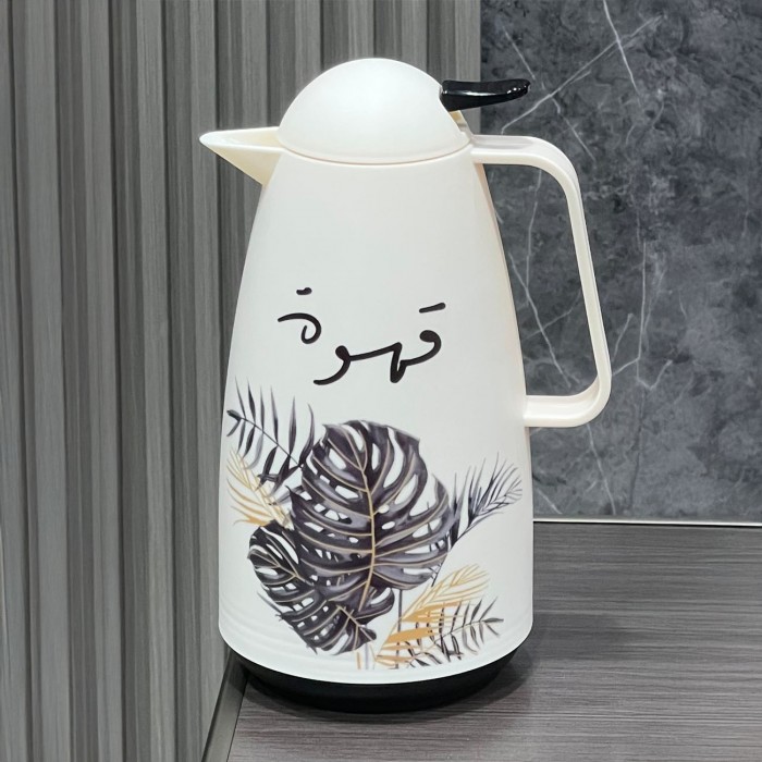 ترمس برسومات وعبارة قهوة،1 لتر 