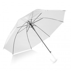 مظلة شفافة للمطر للكبار  34.6 إنش