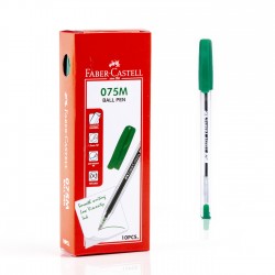 طقم قلم جاف 10 حبة – FABER CASTELL 075M آخضر