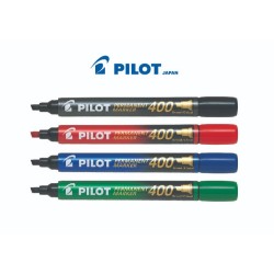 مجموعة بايلوت 400 ماركر إزميل بوينت 4 ألوان متنوعة - قلم تظهير