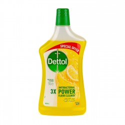 ديتول 3X منظف أرضيات فعال ضد البكتيريا برائحة الليمون 900  مل