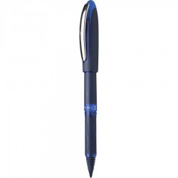 شنايدر قلم حبر جاف دائم من ون بيزنس بعرض خط 0.6 ملم وبطاقة بليستر علوية فائقة النعومة، صنع في المانيا، ازرق